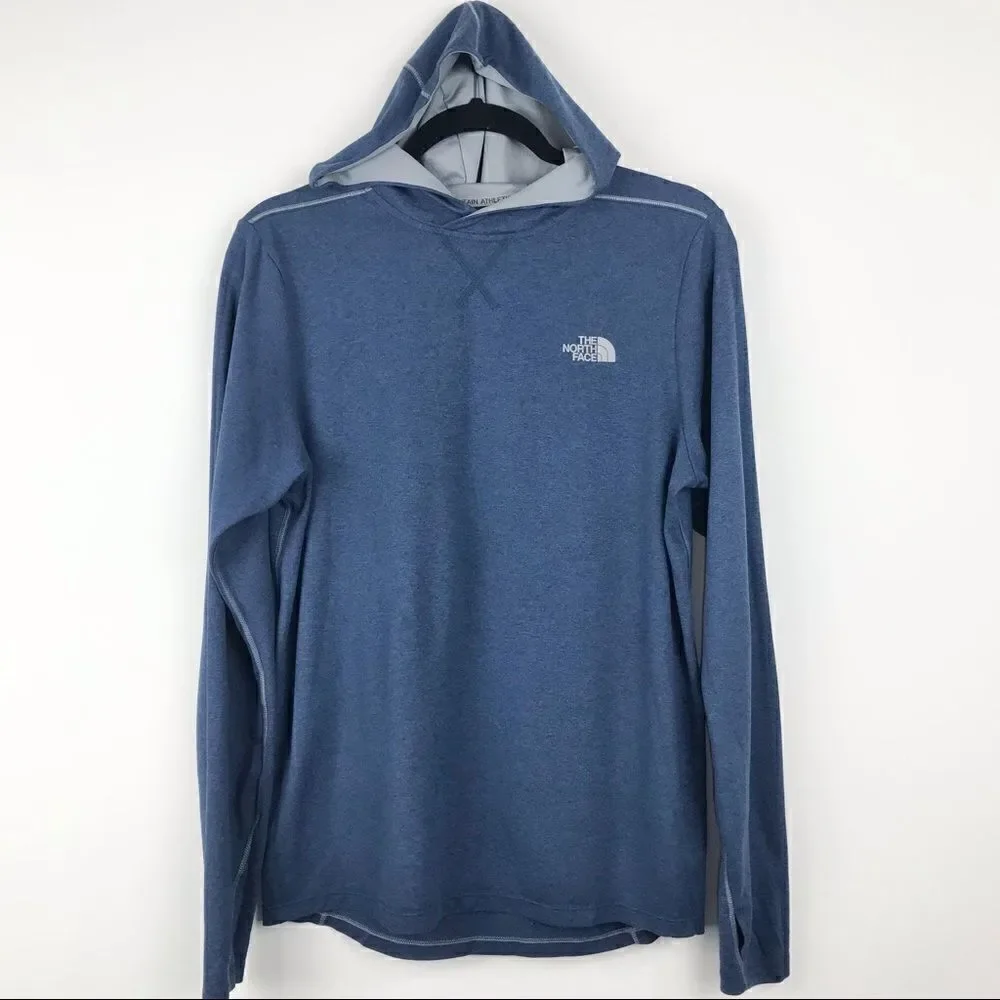 The North Face Blue Long Sleeve FlashDry Layering Hoodie